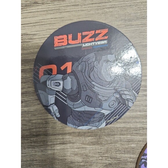 Disney Pixar Buzz Lightyear 4 Pack Coasters 4 Set - Picture 2 of 5